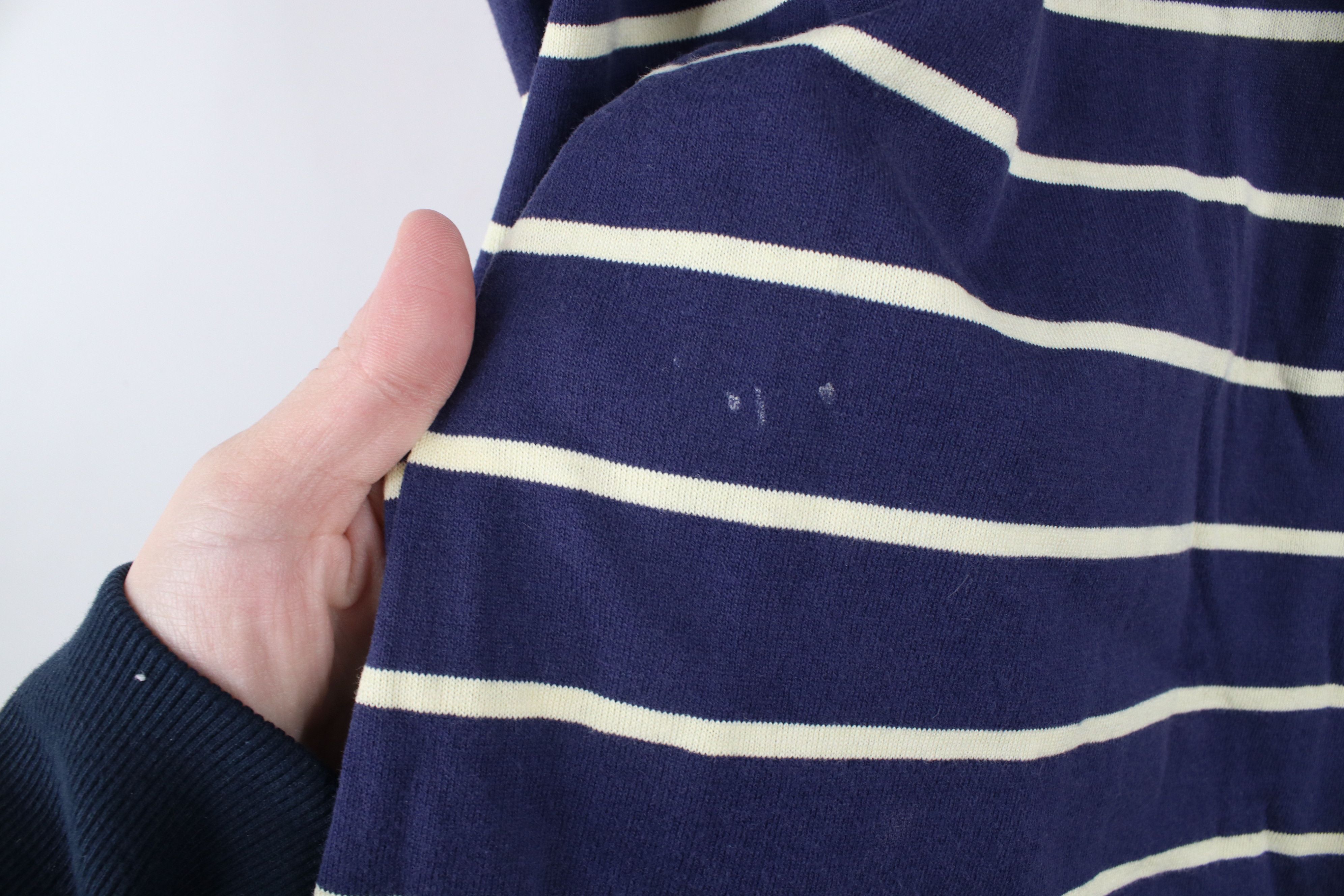 Ralph Lauren × Vintage Vintage 90s Ralph Lauren Soft Touch Striped Polo Shirt USA Size US M / EU 48-50 / 2 - 5 Thumbnail