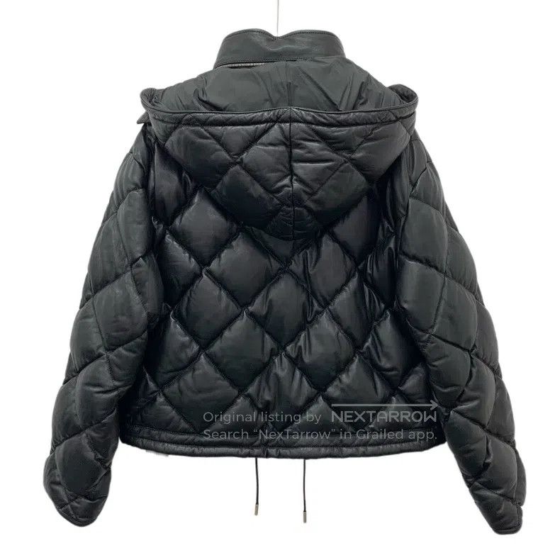 Saint Laurent Paris Saint Laurent Paris Black Sheepskin Hooded Long Sleeve Dow Size S / US 4 / IT 40 - 2 Thumbnail