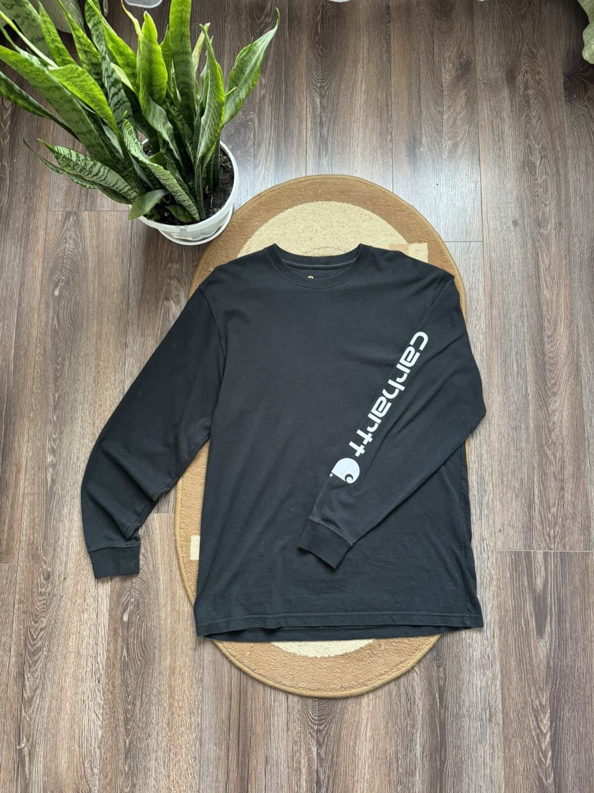 Carhartt Carhartt big logo black men’s big tall long sleeve t shirt Size US M / EU 48-50 / 2 - 1 Thumbnail