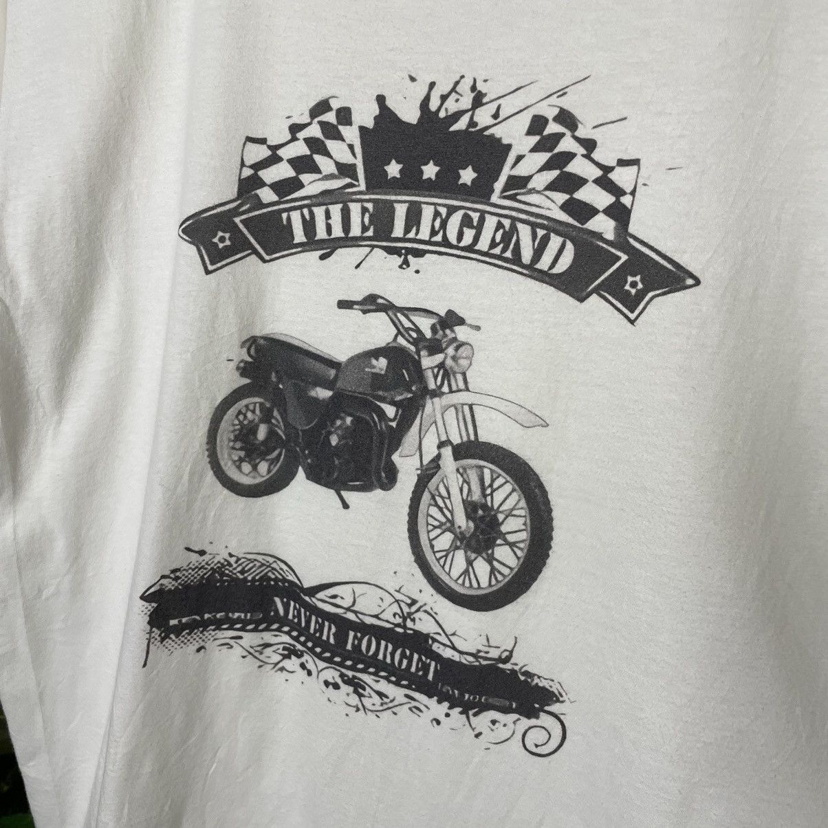 Japanese Brand Scrambler Motorcycle The Legend Never Forget T Shirt Size US M / EU 48-50 / 2 - 2 Thumbnail