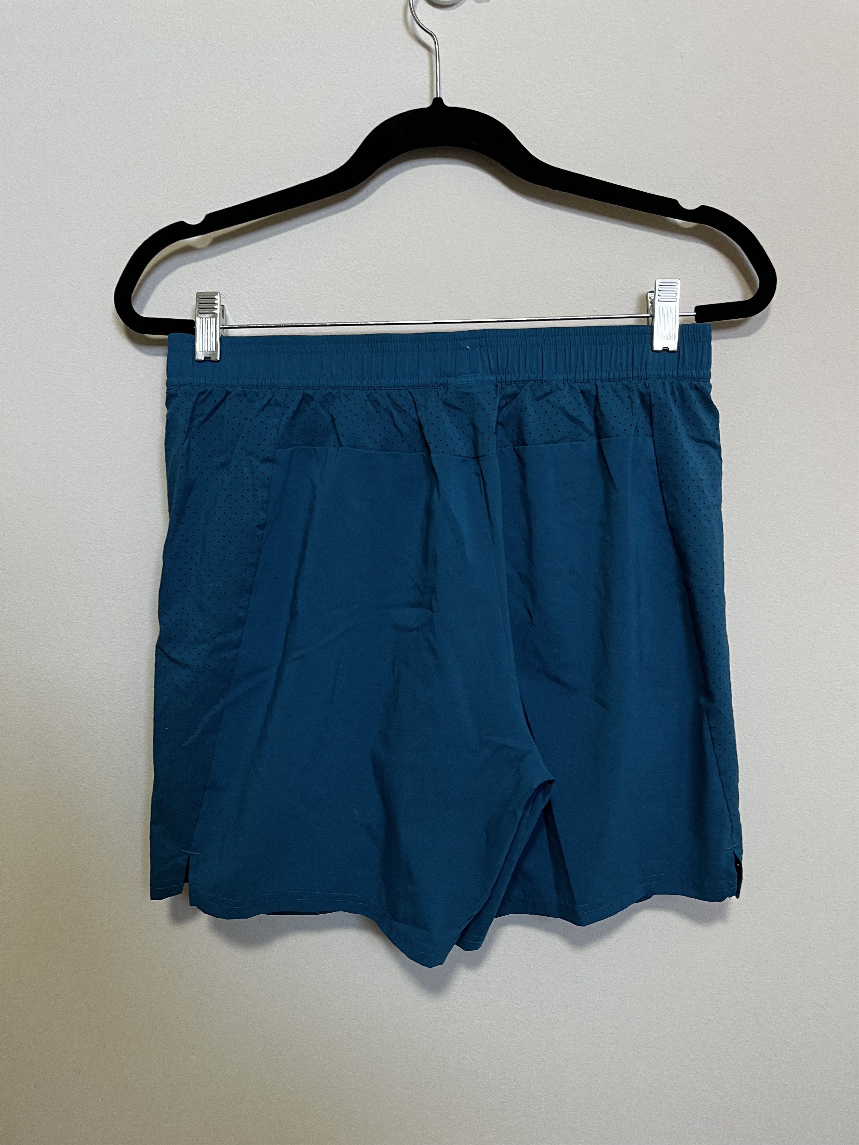 Gymshark Gymshark Training Shorts Blue/Orange (Size M) Size US 32 / EU 48 - 4 Thumbnail