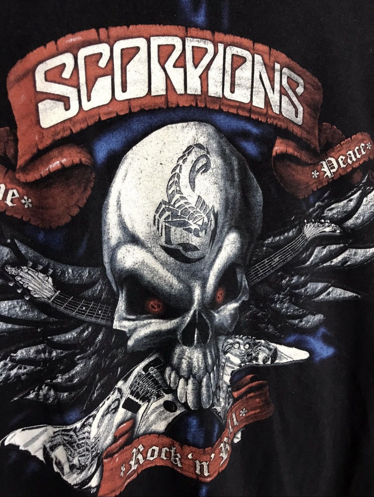 Vintage Vintage 00s Scorpions t shirt Size US L / EU 52-54 / 3 - 3 Thumbnail