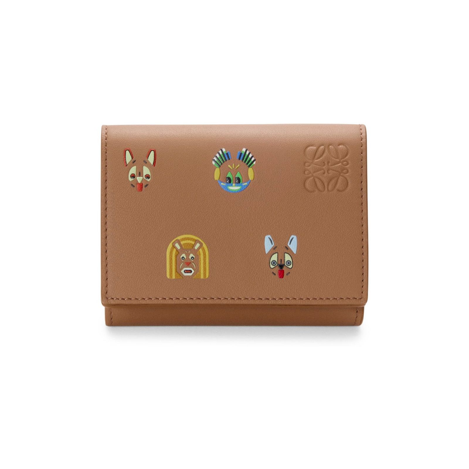 Loewe Loewe Mocha Cats Trifold Wallet New And Authentic Size ONE SIZE - 1 Thumbnail