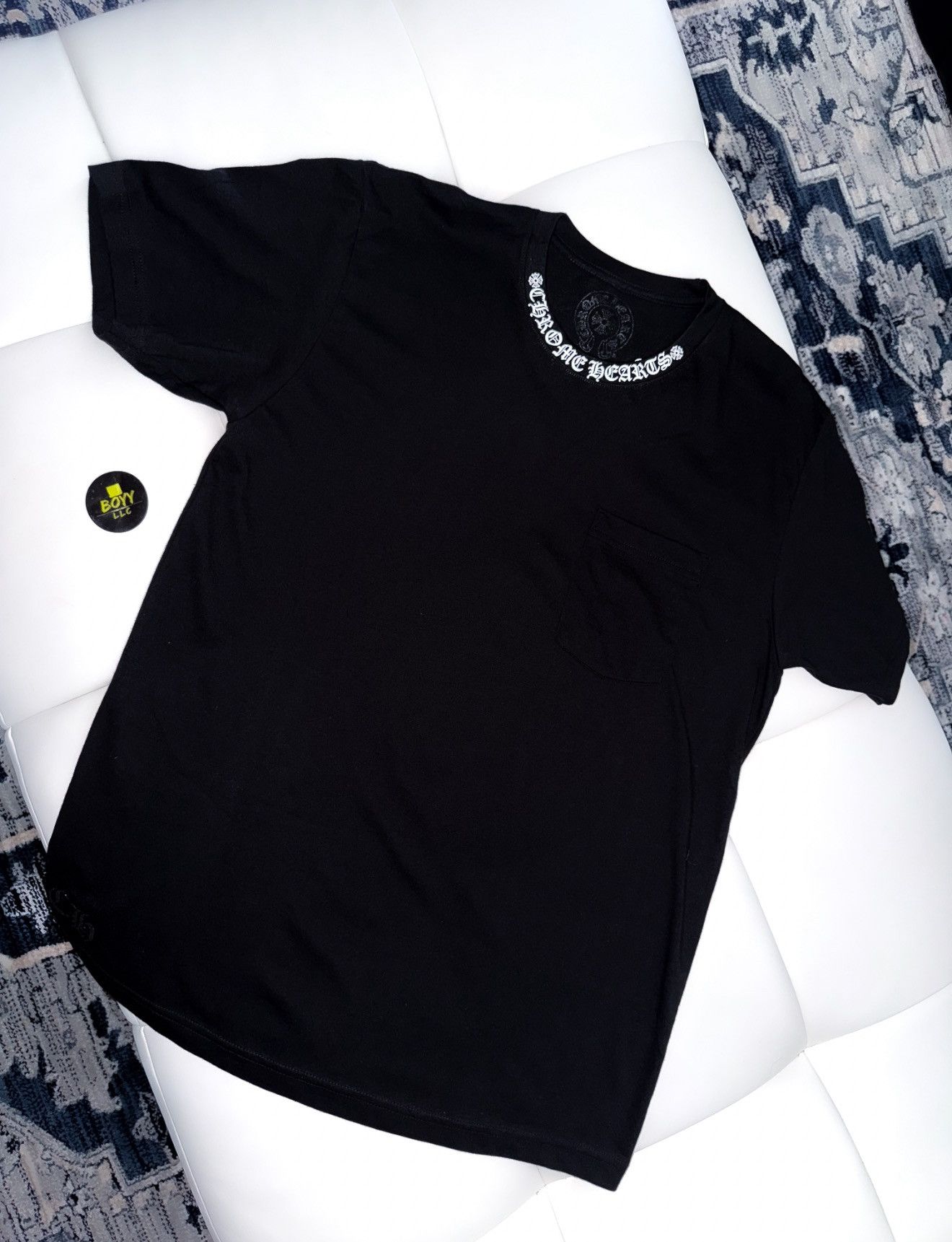 Chrome Hearts Chrome hearts logo t shirt Size US S / EU 44-46 / 1 - 1 Thumbnail