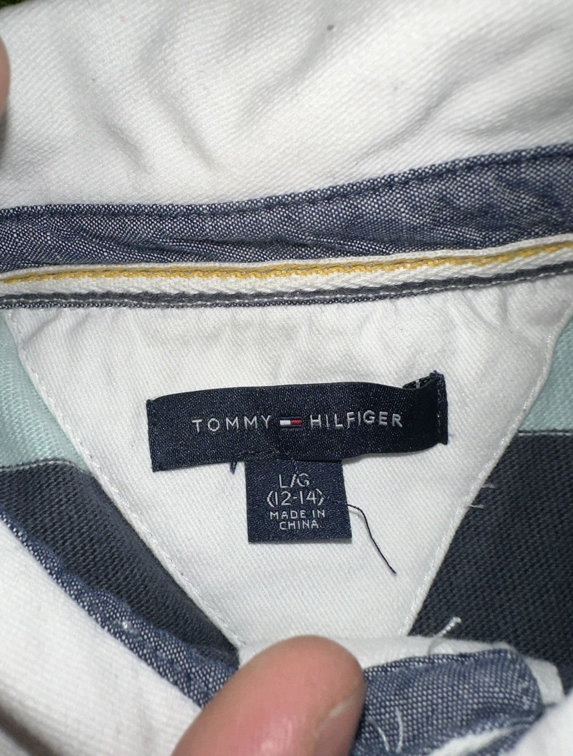 Tommy Hilfiger Tommy Hilfiger Collared shirt Size Youth Large Age 12-14 Size US XS / EU 42 / 0 - 3 Thumbnail