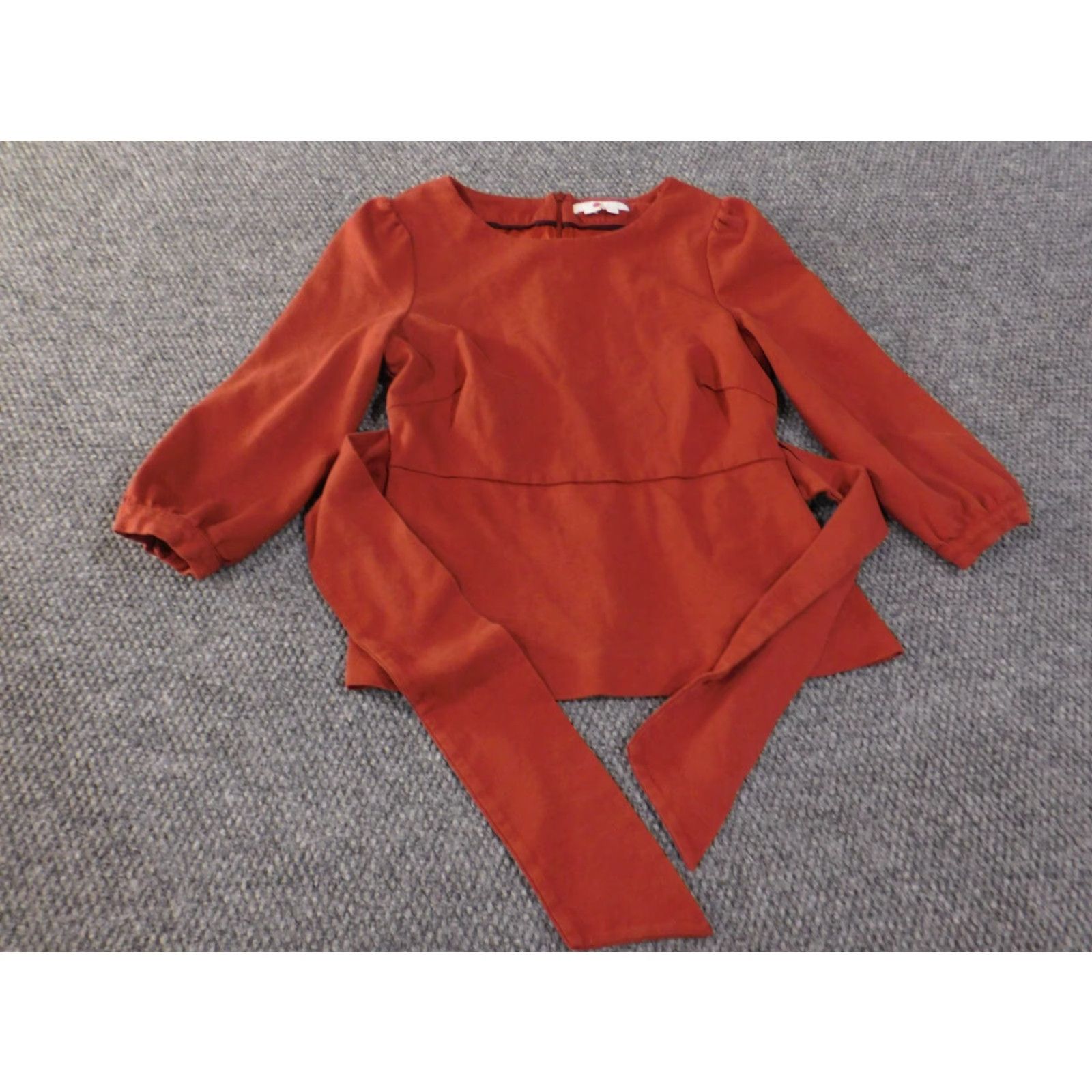 Boden Boden Blouse Women 8P Orange Round Neck Knit Cotton Pullover Petite Regular Size M / US 6-8 / IT 42-44 - 2 Thumbnail