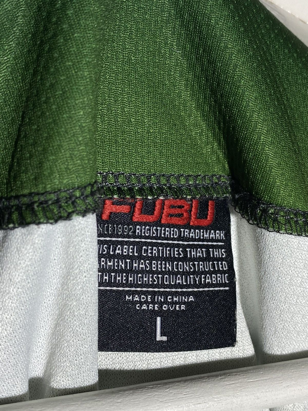 Fubu × Rap Tees × Vintage Vintage FUBU Baseball Jersey Shirt Big Logo Size US L / EU 52-54 / 3 - 13 Thumbnail