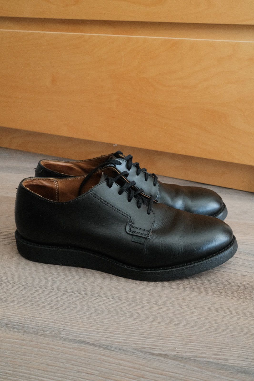image of Red Wings Postman 9.5 Shoes in Black, Men's