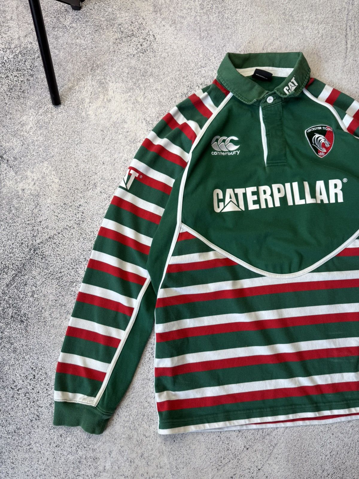 Canterbury of New Zealand LEICESTER TIGERS RUGBY HOME JERSEY SHIRT CANTERBURY 2012-13 Size US XL / EU 56 / 4 - 3 Thumbnail