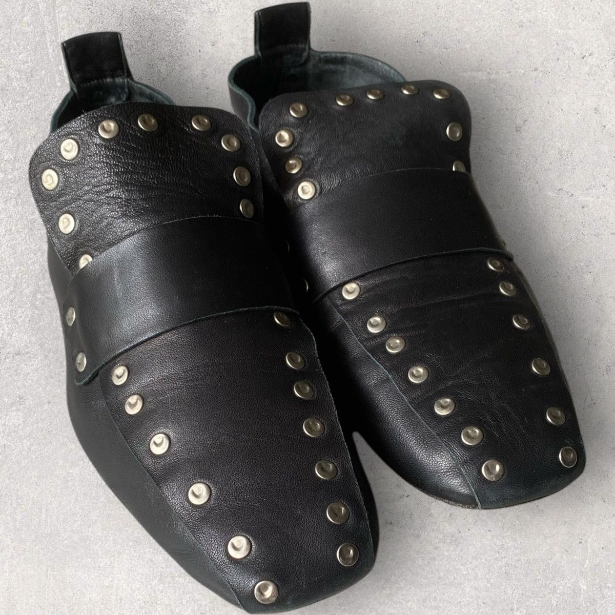 Celine Phoebe Philo Archive Rivet Studded Nappa Leather Shoes Size US 7 / IT 37 - 1 Thumbnail