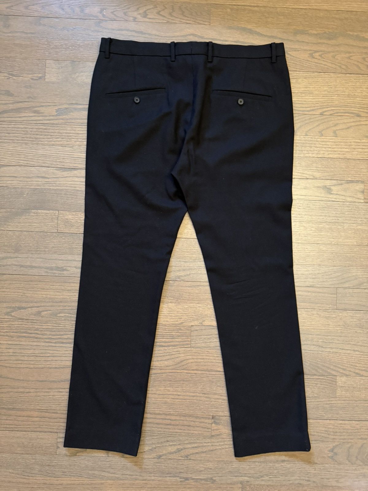 Allsaints Allsaints Black 100% Wool Trousers Size US 36 / EU 52 - 2 Thumbnail