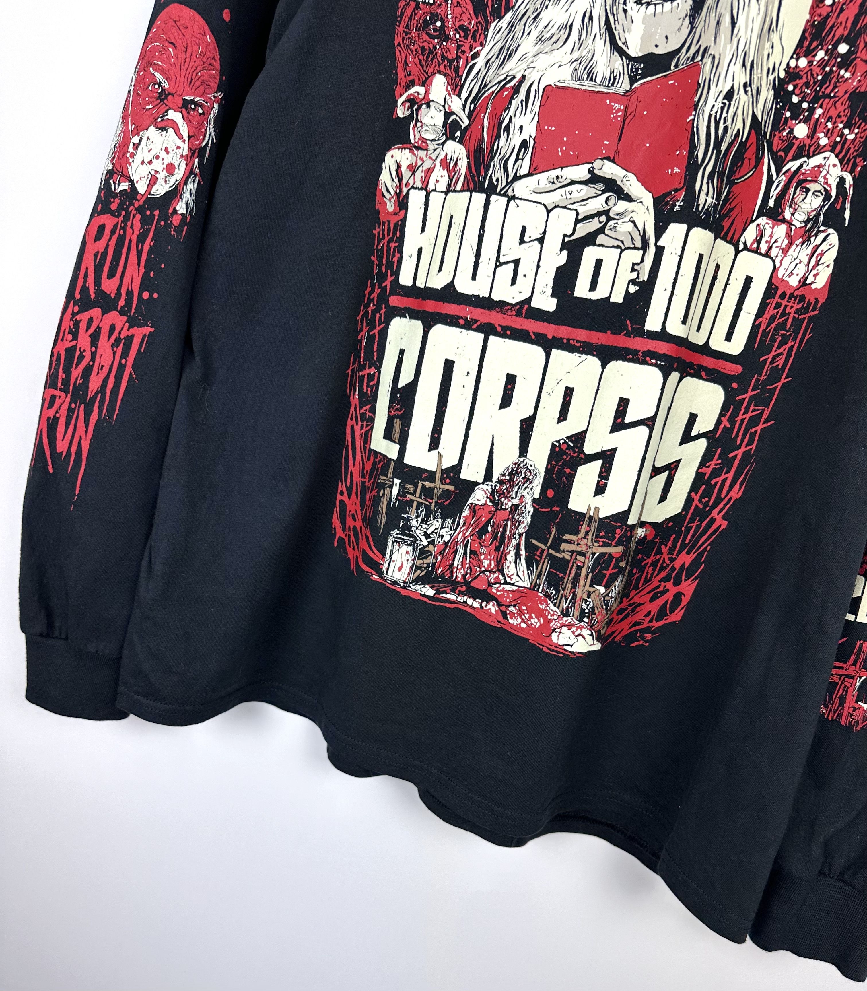 Vintage House of 100 Corpses longsleeve men's sweatshirt Size US XL / EU 56 / 4 - 3 Thumbnail