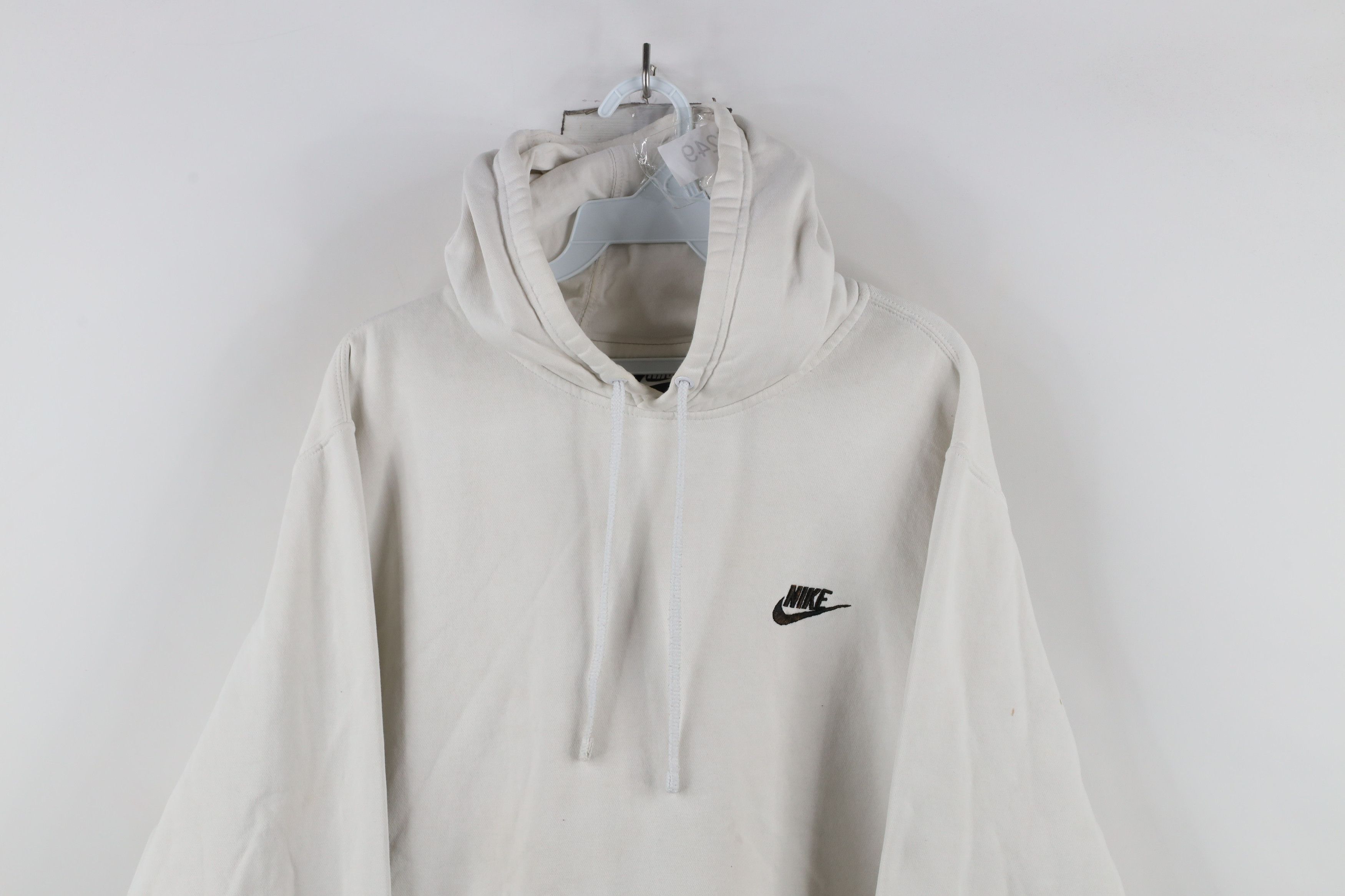 Vintage Y2K Nike Travis Scott Mini Swoosh Hoodie Off White