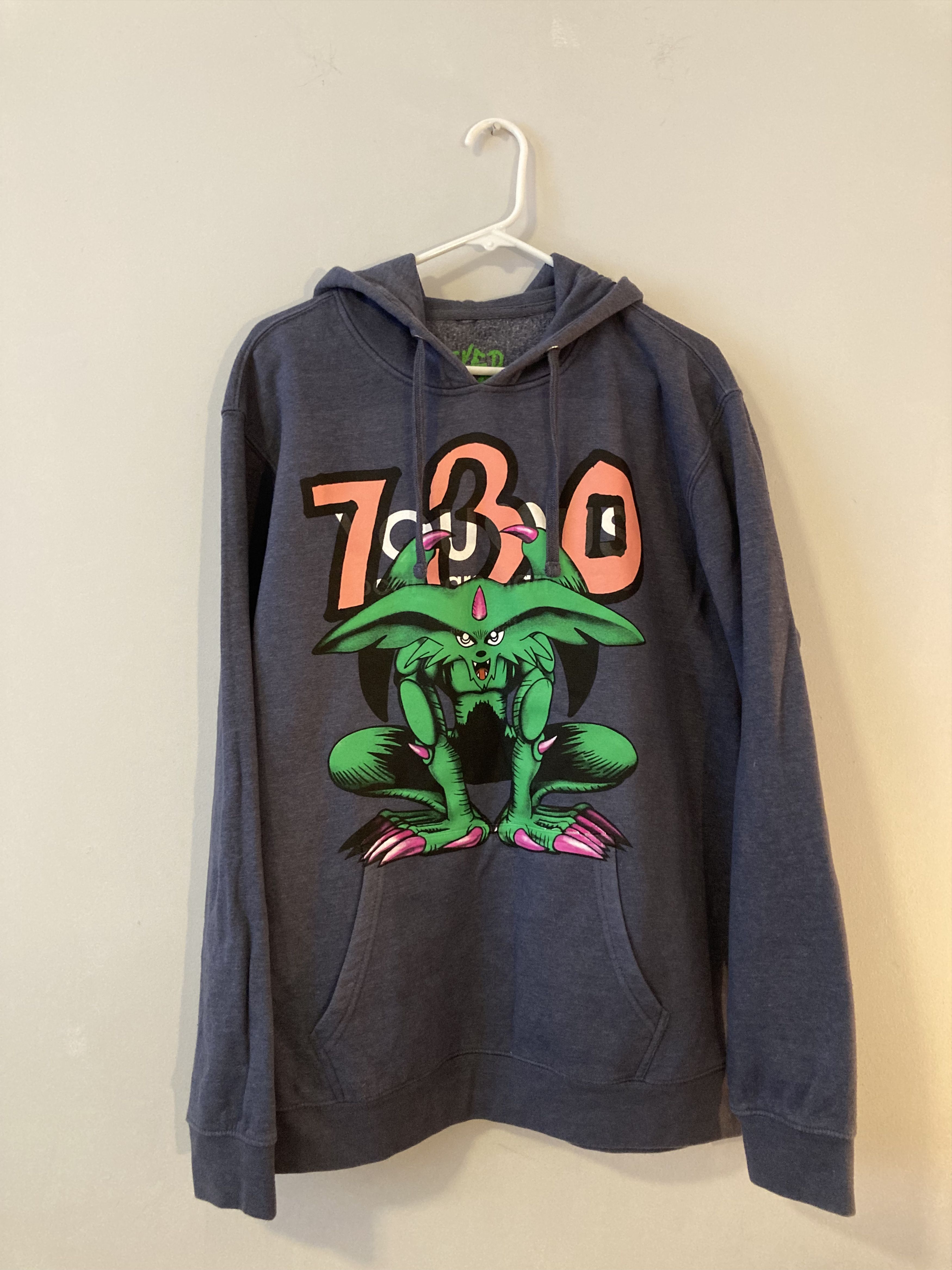 Asspizza Asspizza X 730 Printing Yu-Gi-Oh! Gremlin Grey Hoodie Size US XL / EU 56 / 4 - 1 Thumbnail
