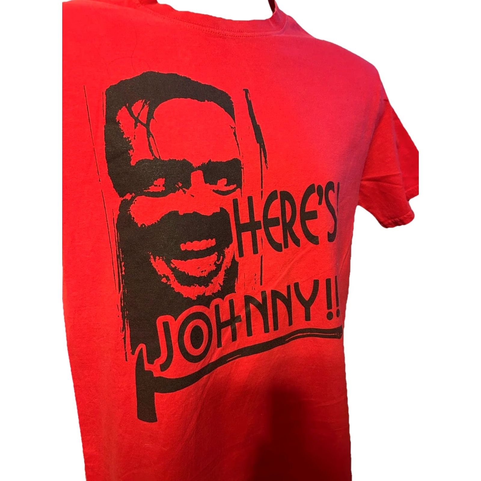 Anvil VINTAGE The Shining Here’s Johnny Movie Shirt Unisex Adults M Red Jack Nicholson Kubrick Graphic Tee Size US M / EU 48-50 / 2 - 6 Thumbnail