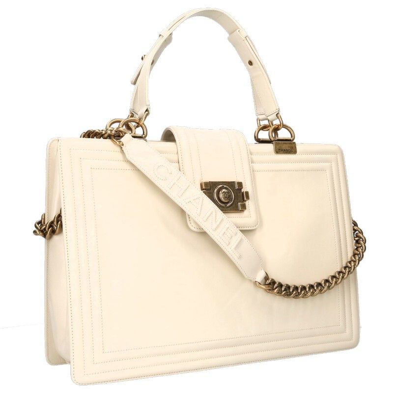Chanel CHANEL Boy Chanel 2-Way Chain Tote Bag Size ONE SIZE - 1 Thumbnail