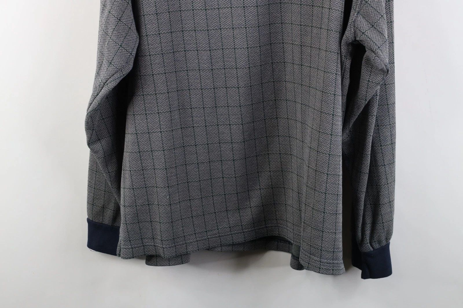 Vintage Vintage 90s Streetwear Knit Long Sleeve Rugby Polo Shirt Size US XXL / EU 58 / 5 - 11 Thumbnail