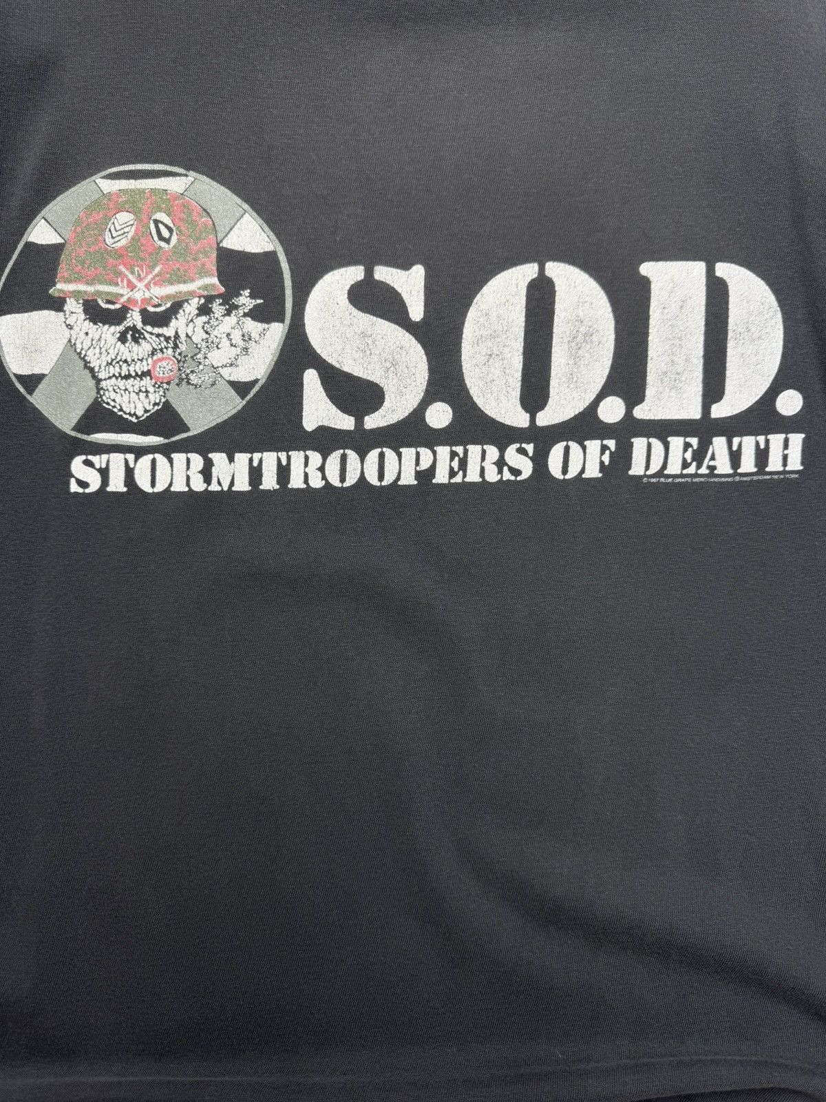 Vintage Vintage S.O.D. Stormtroopers of Death Band Tee - Made in USA Size US XL / EU 56 / 4 - 4 Thumbnail