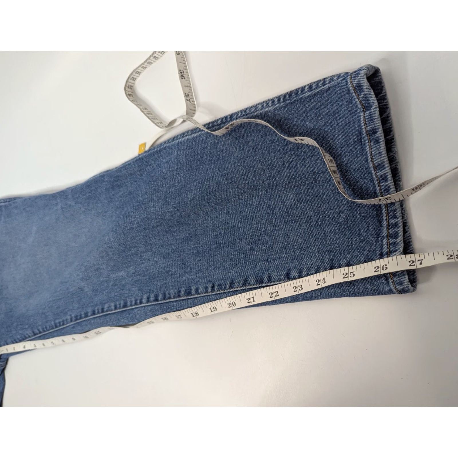 Wrangler Wrangler Jeans 603 High Rise Straight Blue 27x28 Womens Cowboy Western Vintage No N/A Size 27" / US 4 / IT 40 - 5 Thumbnail