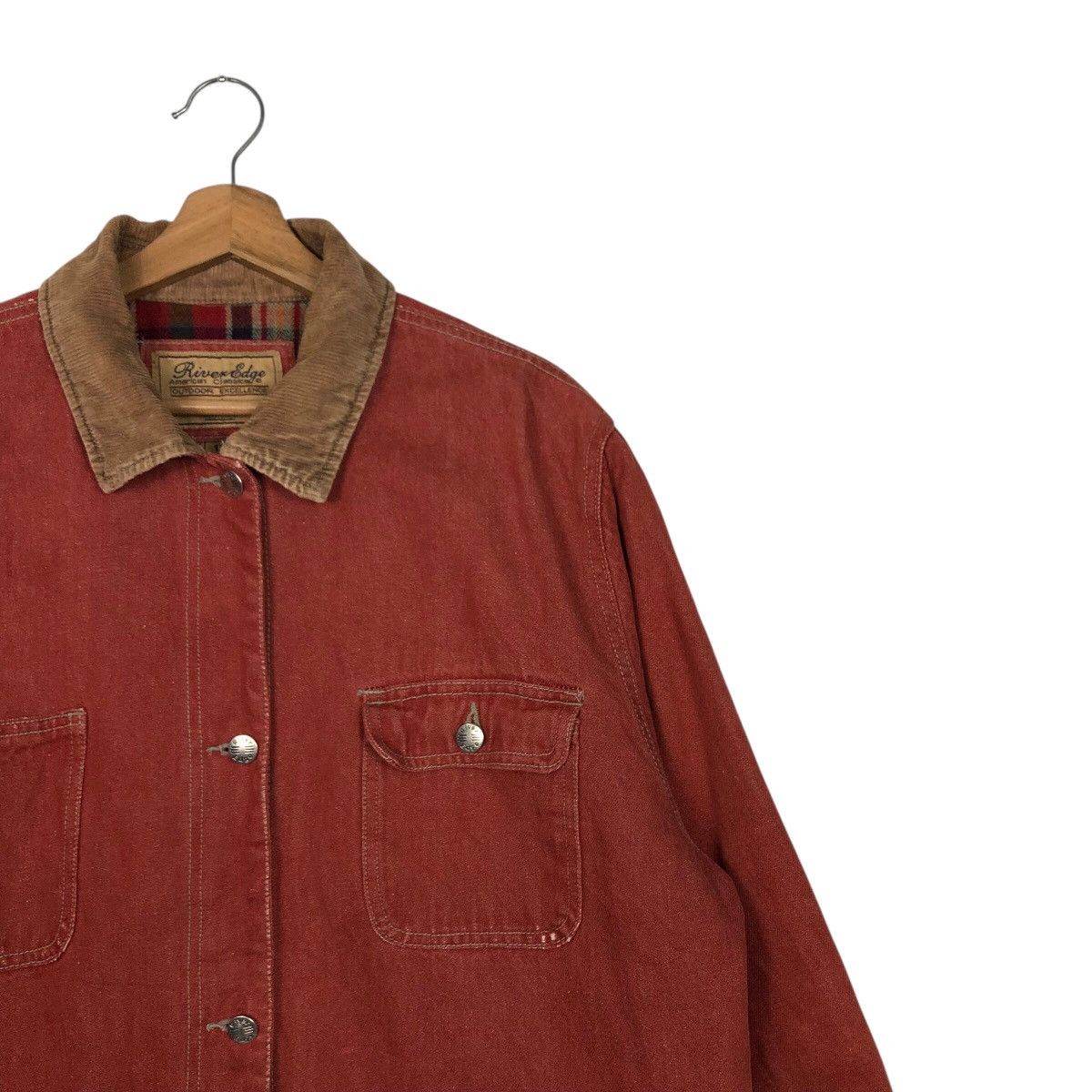 Japanese Brand 📌Vintage Chore Work Jacket Blanket River Edge Issey Miyake Size US XL / EU 56 / 4 - 7 Thumbnail