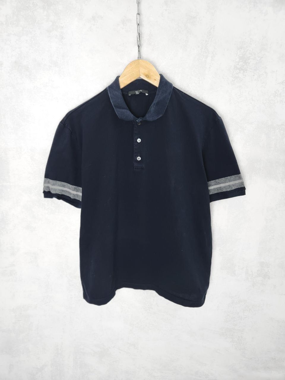 Gucci Luxury Gucci Polo Shirt Slim Fit Navy Mens Large Size US XXL / EU 58 / 5 - 1 Thumbnail