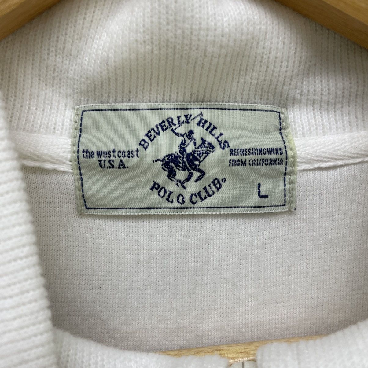 Polo Ralph Lauren 💥Vintage Polo Club Beverly Hills Half Zipper Pullover Size US M / EU 48-50 / 2 - 5 Thumbnail