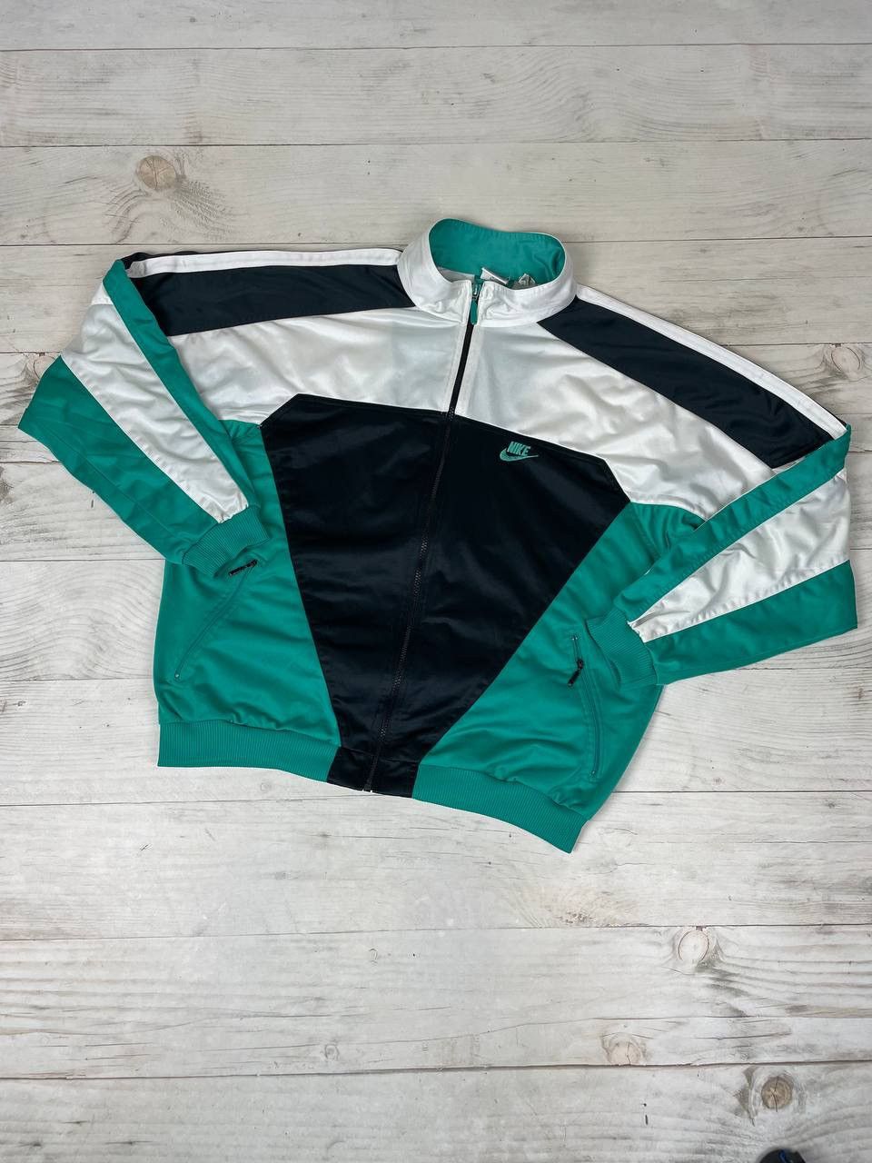 Vintage Nike Track Jacket 80s 90s Swoosh Top