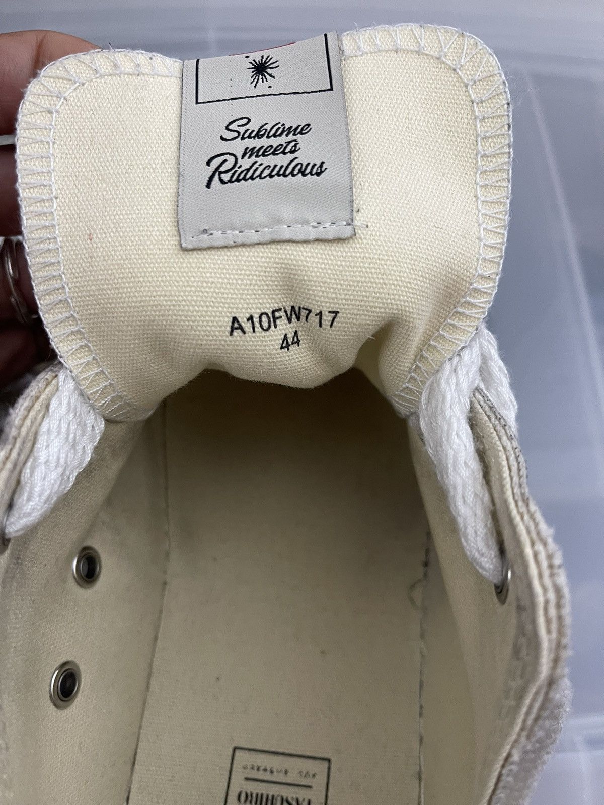 Maison MIHARA YASUHIRO Maison Mihara Yasuhiro OG Sole Canvas White Distressed Size US 10.5 / EU 43-44 - 8 Thumbnail