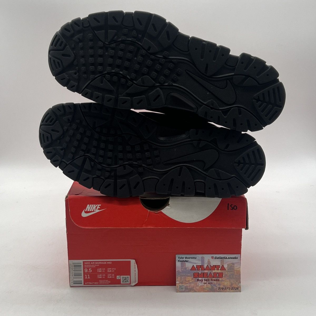 Nike Air barrage mid black Size US 9.5 / EU 42-43 - 8 Thumbnail