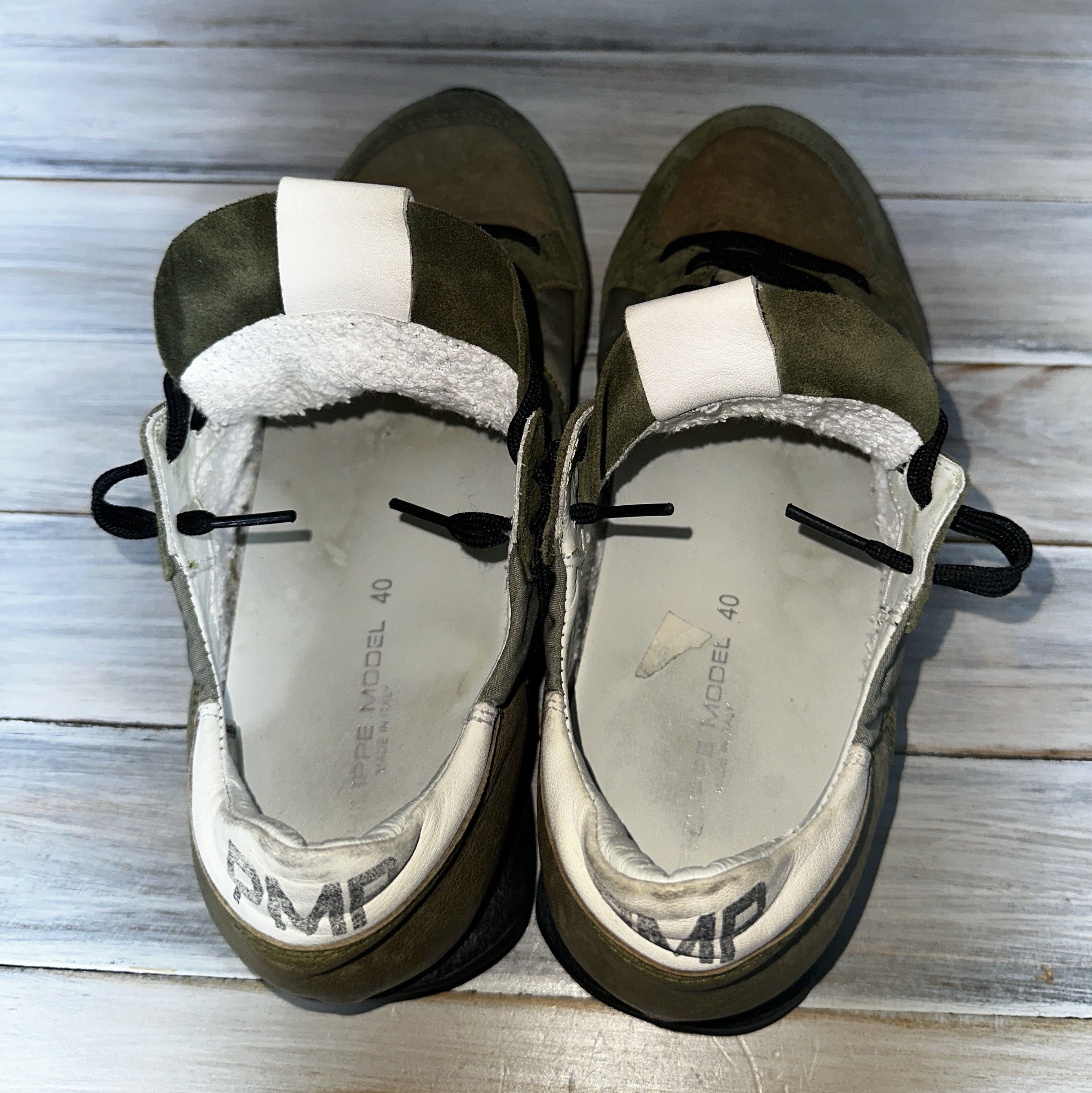 Other Philippe Model Monaco Sneakers Green Size US 8 / EU 41 - 10 Thumbnail
