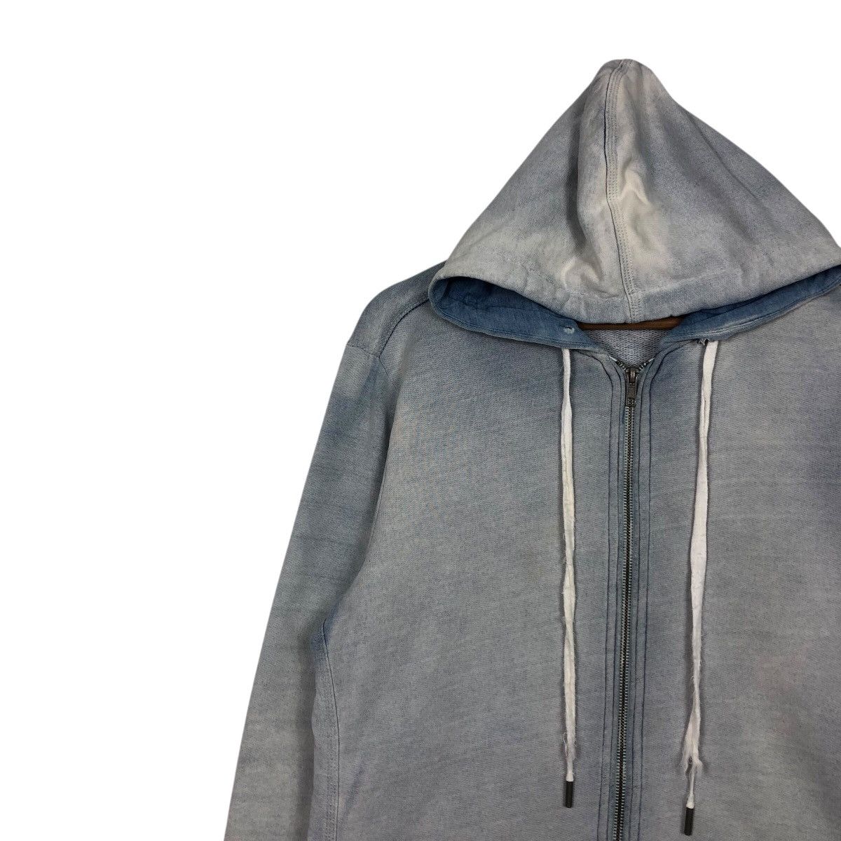 Diesel Diesel Washed Blue Full Zip Hoodie Size US S / EU 44-46 / 1 - 8 Thumbnail