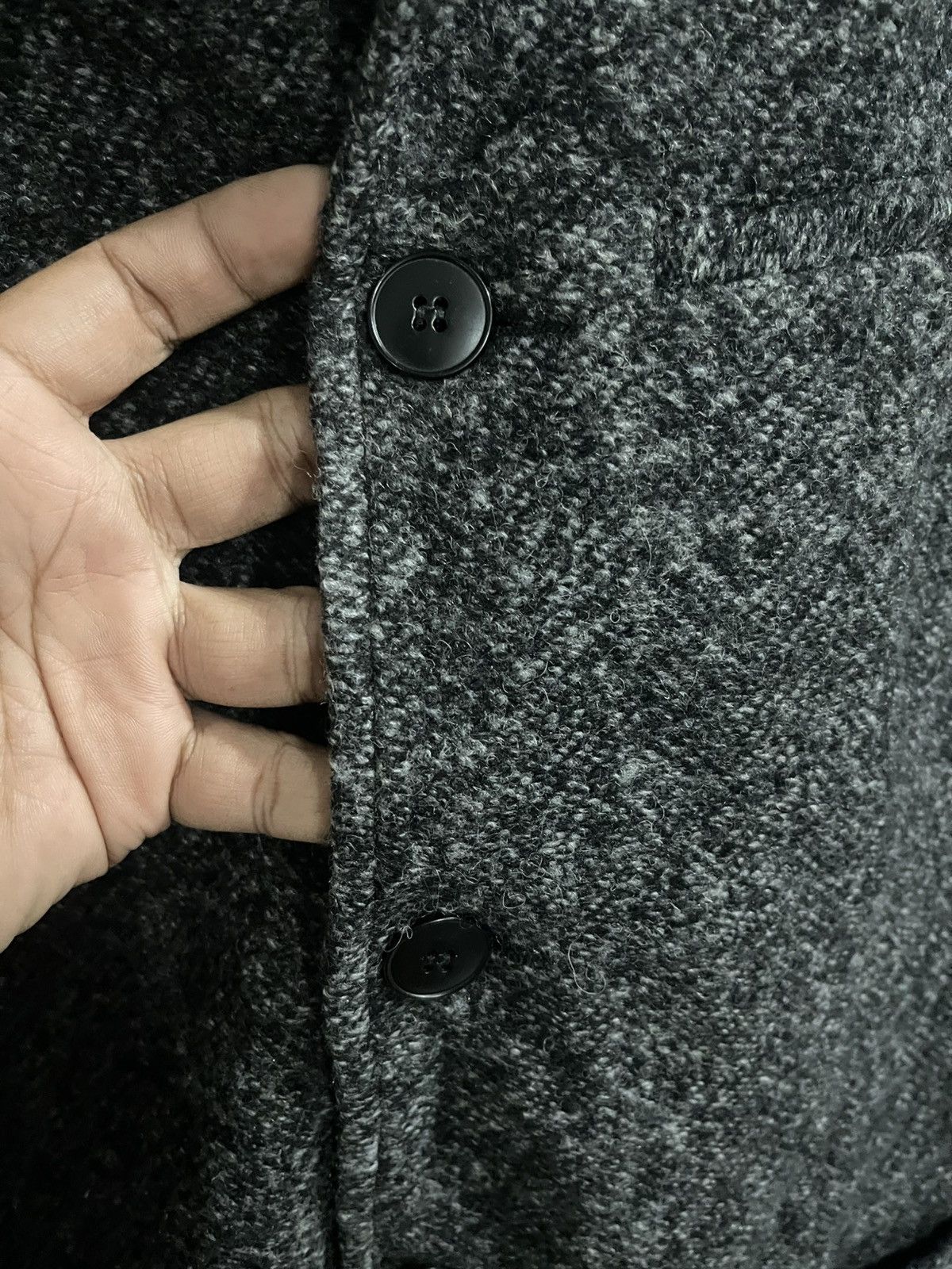agnes b. Vintage Agnes.B Button Wool Jacket Size US S / EU 44-46 / 1 - 9 Thumbnail