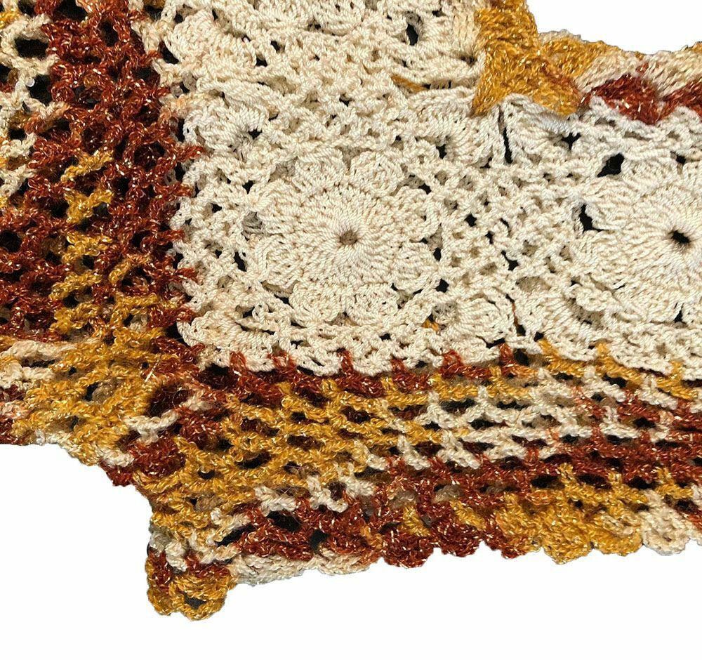 Designer Pre Owned Hand Made Crocheted Blouse S Size S / US 4 / IT 40 - 3 Thumbnail