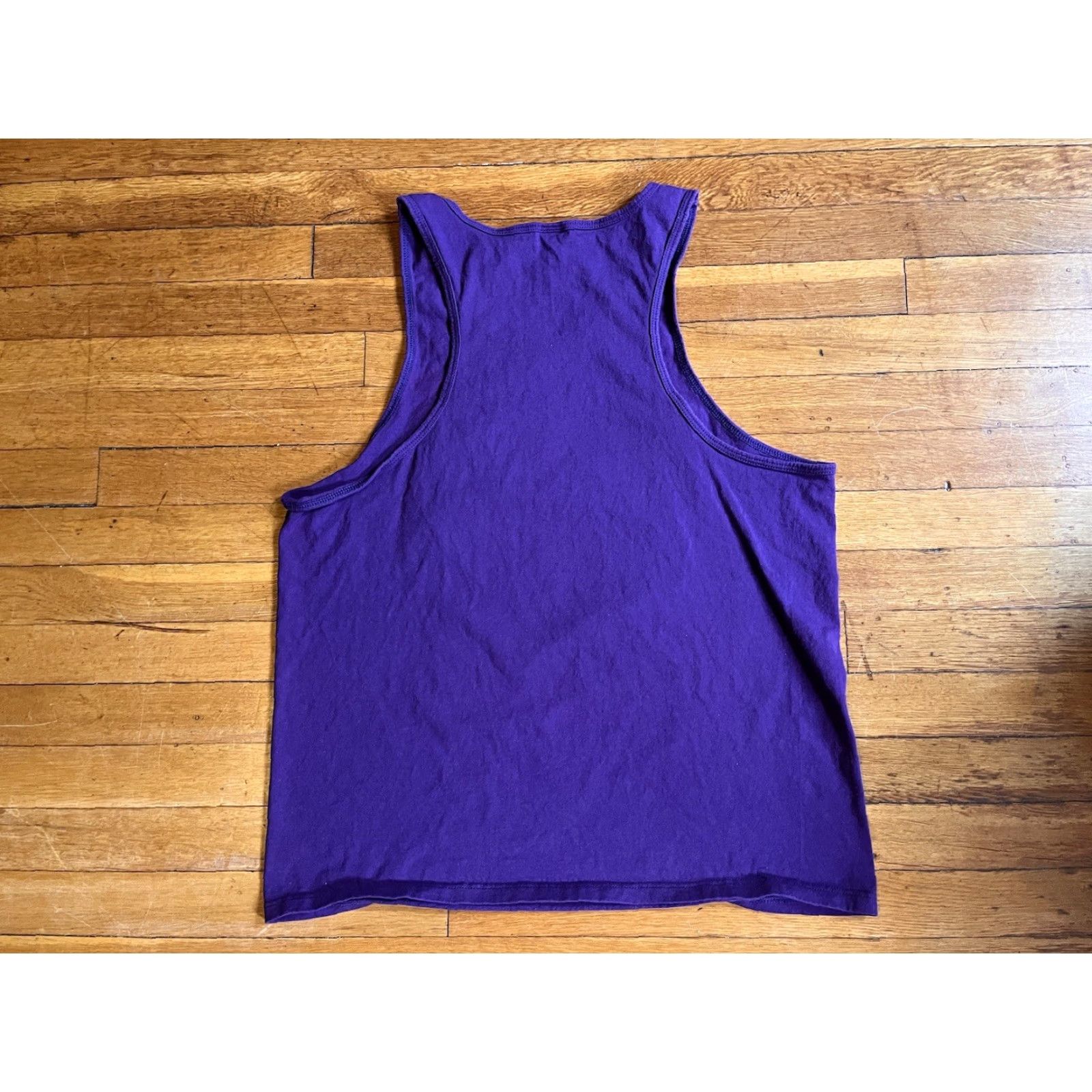 Jerzees VINTAGE NYPD Crime Scene Unit Tank Top Men’s Large Purple 90s Jersey T-Shirt Shirt Casual Size US L / EU 52-54 / 3 - 6 Thumbnail