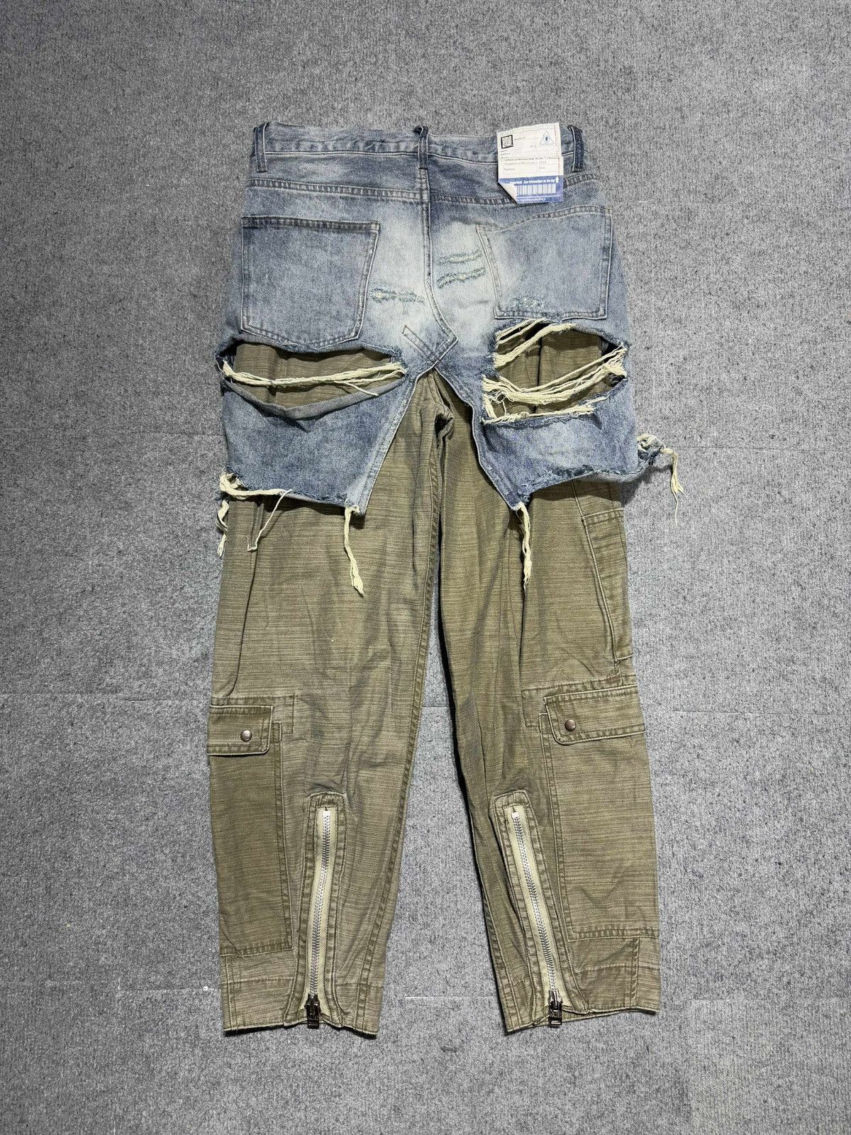 Maison MIHARA YASUHIRO Maison Mihara Yasuhiro - Destroy Splicing OverAlls Size US 44 / EU 60 - 3 Thumbnail