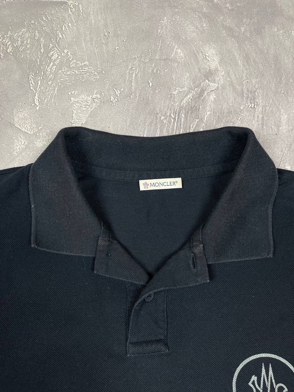 Moncler Moncler Men's Polo Shirt Black XXL Maglia Polo Manica Corta Size US XXL / EU 58 / 5 - 6 Thumbnail