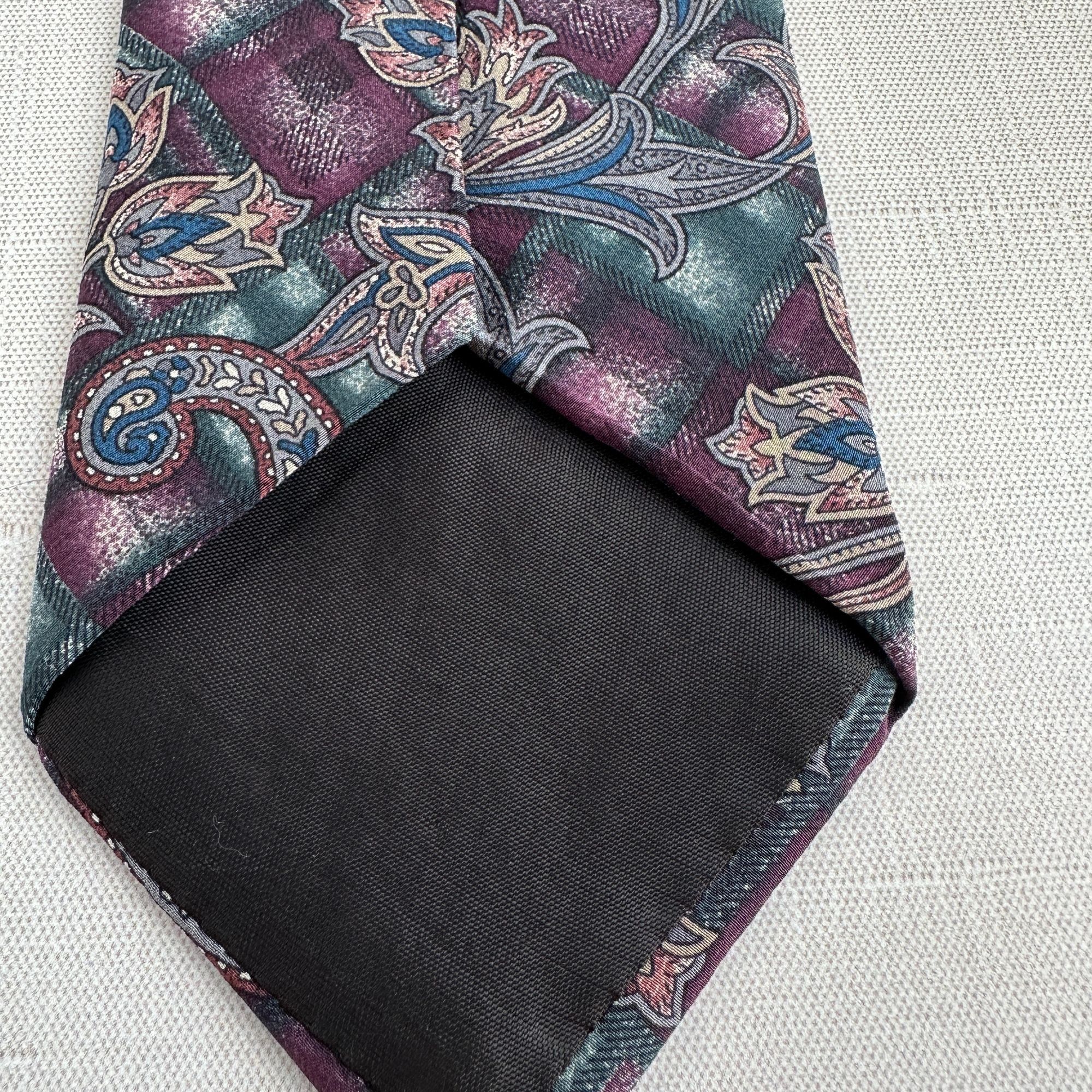 Bill Blass Bill Blass Silk Paisley Tie 57" Size ONE SIZE - 10 Thumbnail