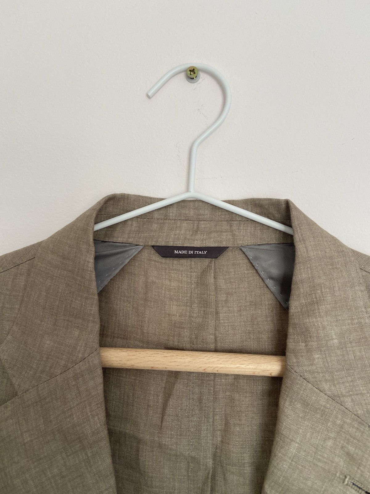 Loro Piana Loro Piana Two-Button Rain System Unstructured Linen Blazer Size 46R - 6 Thumbnail