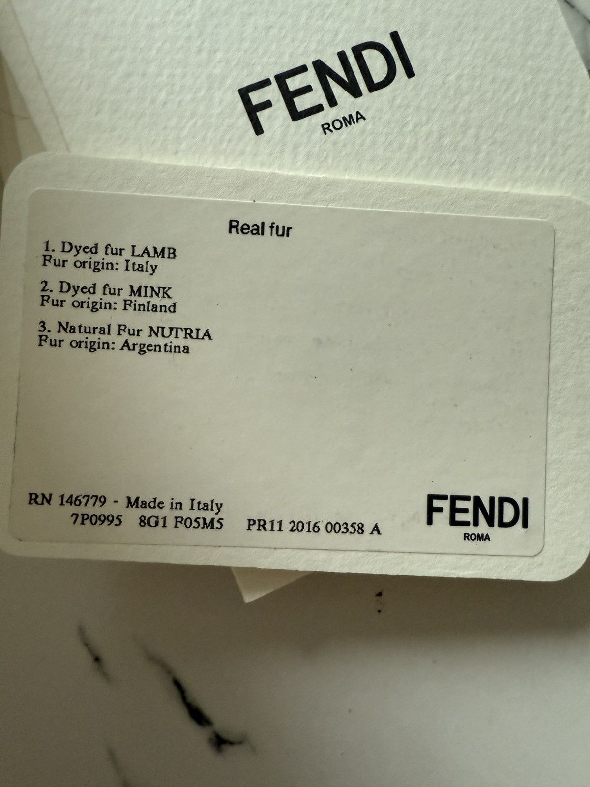 Fendi Fendi Real Fur Men’s Slippers/Mocassins Size US 10 / EU 43 - 6 Thumbnail