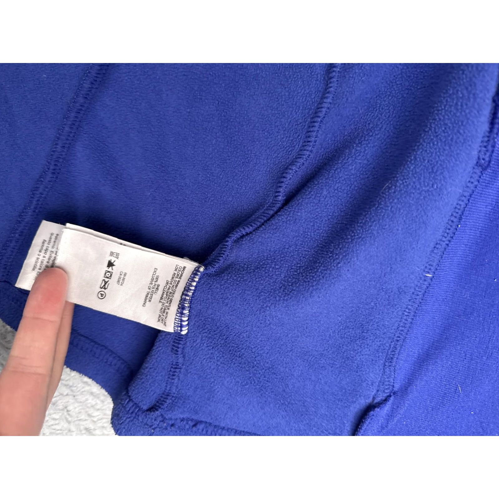 Vintage Columbia Jacket Womens XL Blue Fleece Full Zip Stand Collar Pockets Soft Hiking Size XL / US 12-14 / IT 48-50 - 4 Thumbnail