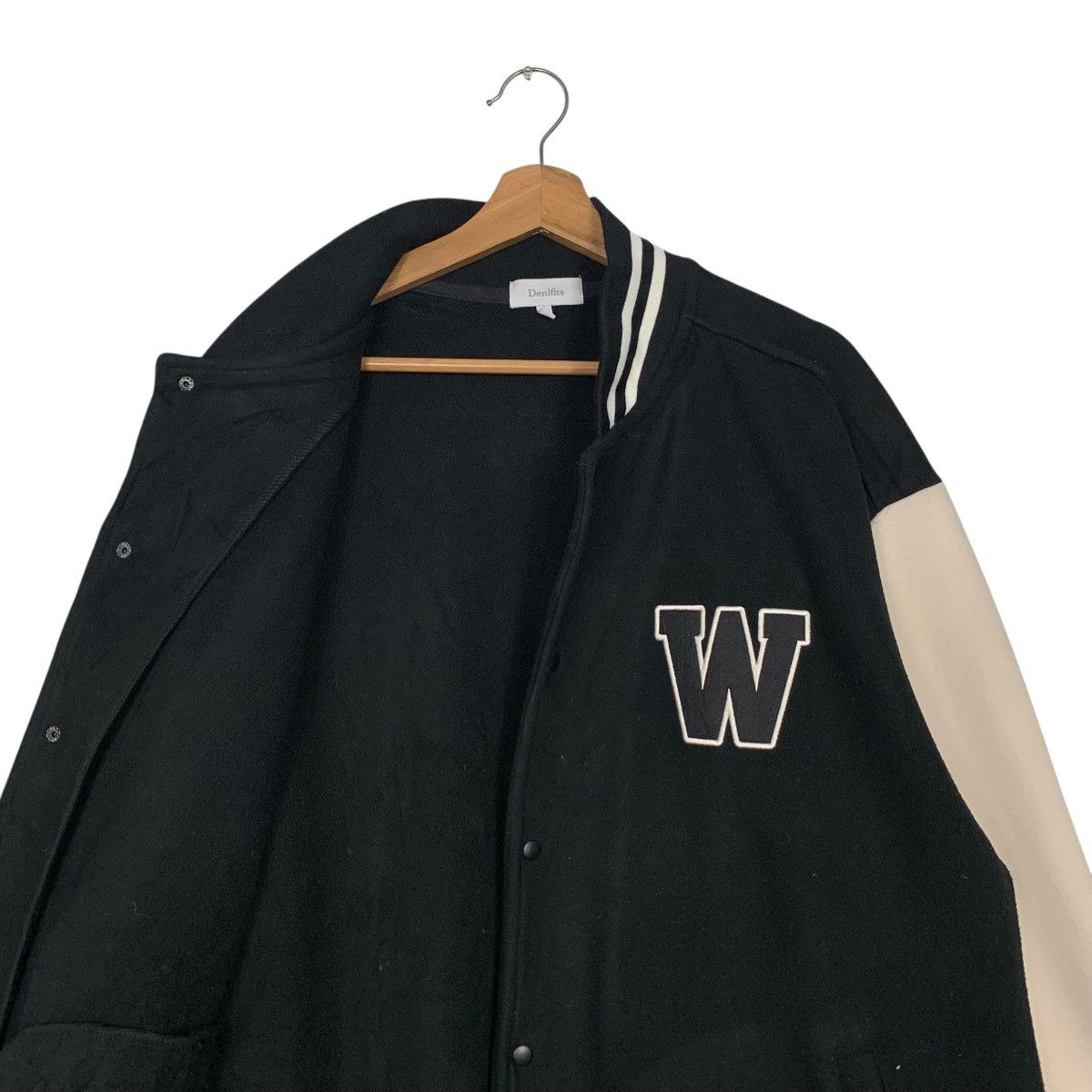 Japanese Brand DENIFITS Classic Style Varsity Jacket #2697-C121 Size US XXL / EU 58 / 5 - 10 Thumbnail