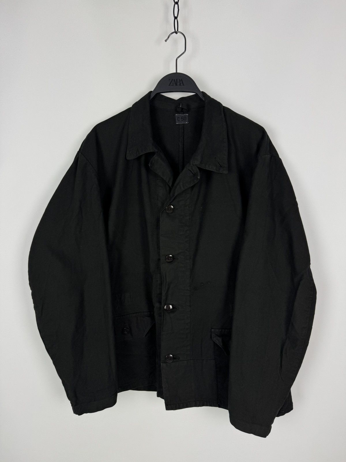 Vintage 1970’s Vintage Swedish Army Work Jacket Size US M / EU 48-50 / 2 - 4 Thumbnail
