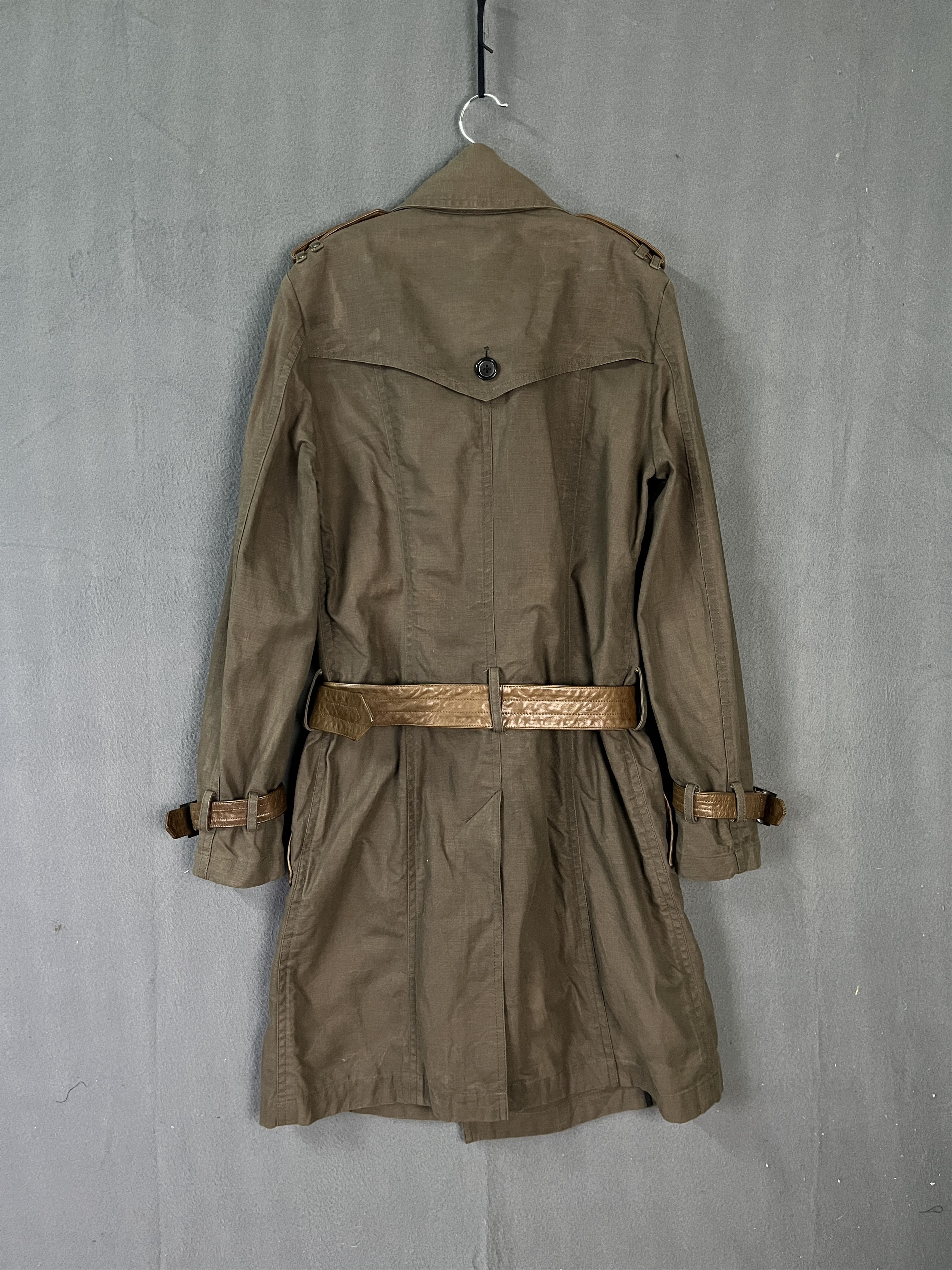 5351 POUR LES HOMMES 5351 Pour Les Hommes Trench Coat Leather Applied Size US S / EU 44-46 / 1 - 4 Thumbnail