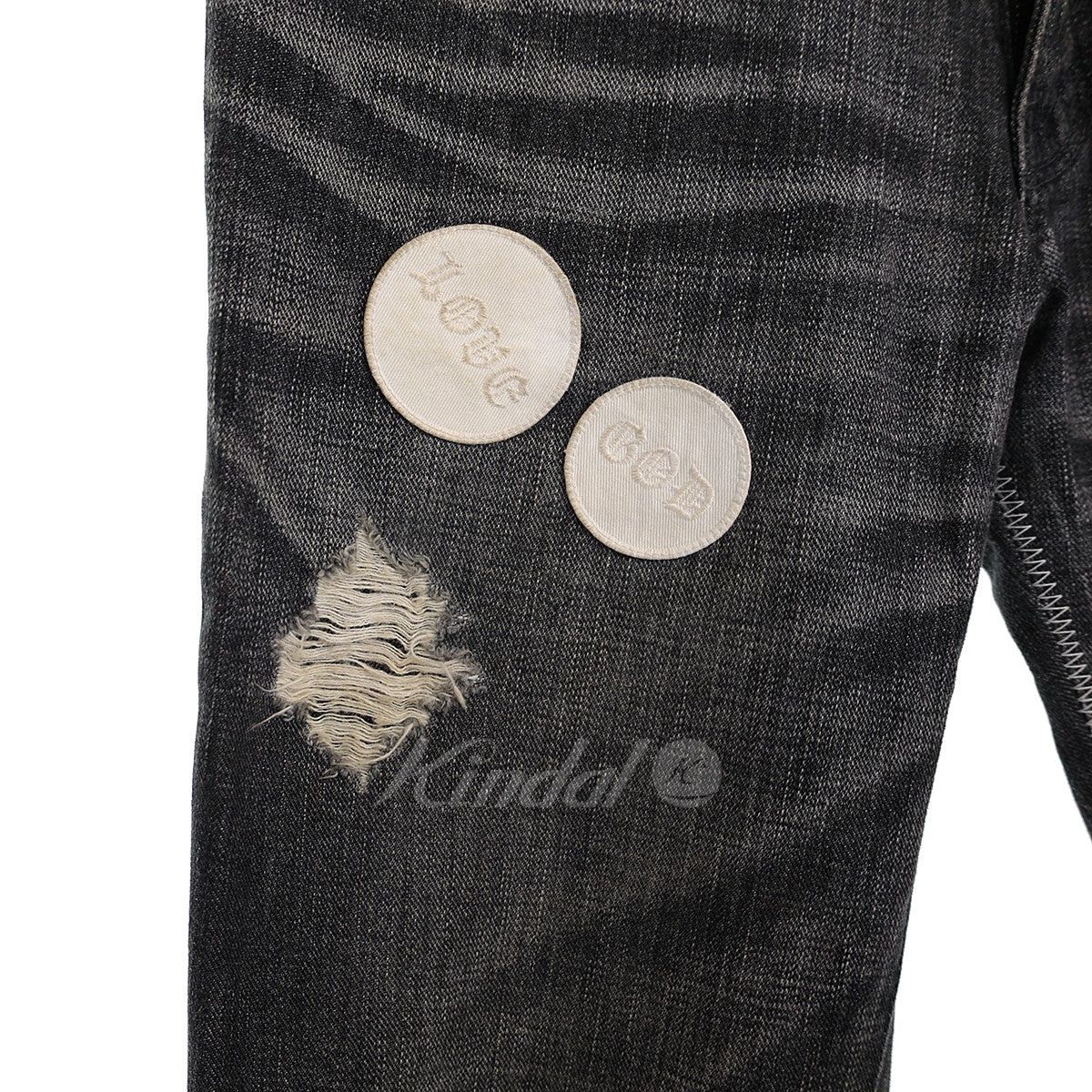 Number (N)ine Number (N)ine 04AW GIVE Damage Denim Pants Size US 31 - 5 Thumbnail