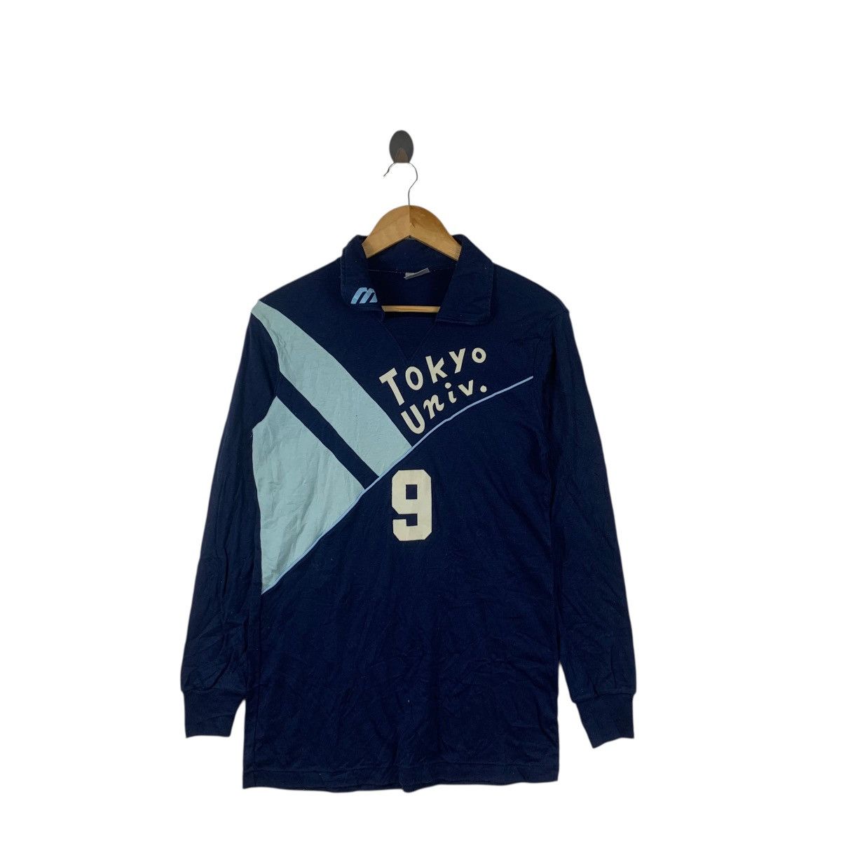 Mizuno Vintage 90s MIZUNO TOKYO UNIVERSITY Volleyball Team Jersey Size US L / EU 52-54 / 3 - 3 Thumbnail