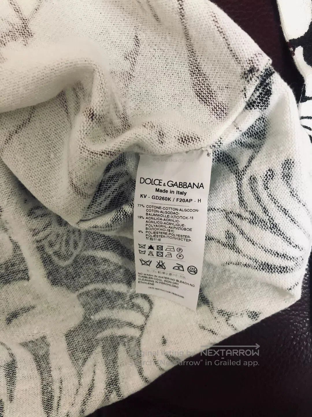 Dolce & Gabbana Dolce&Gabbana Floral Pullover Cotton Shirt. Size XL / US 12-14 / IT 48-50 - 4 Thumbnail