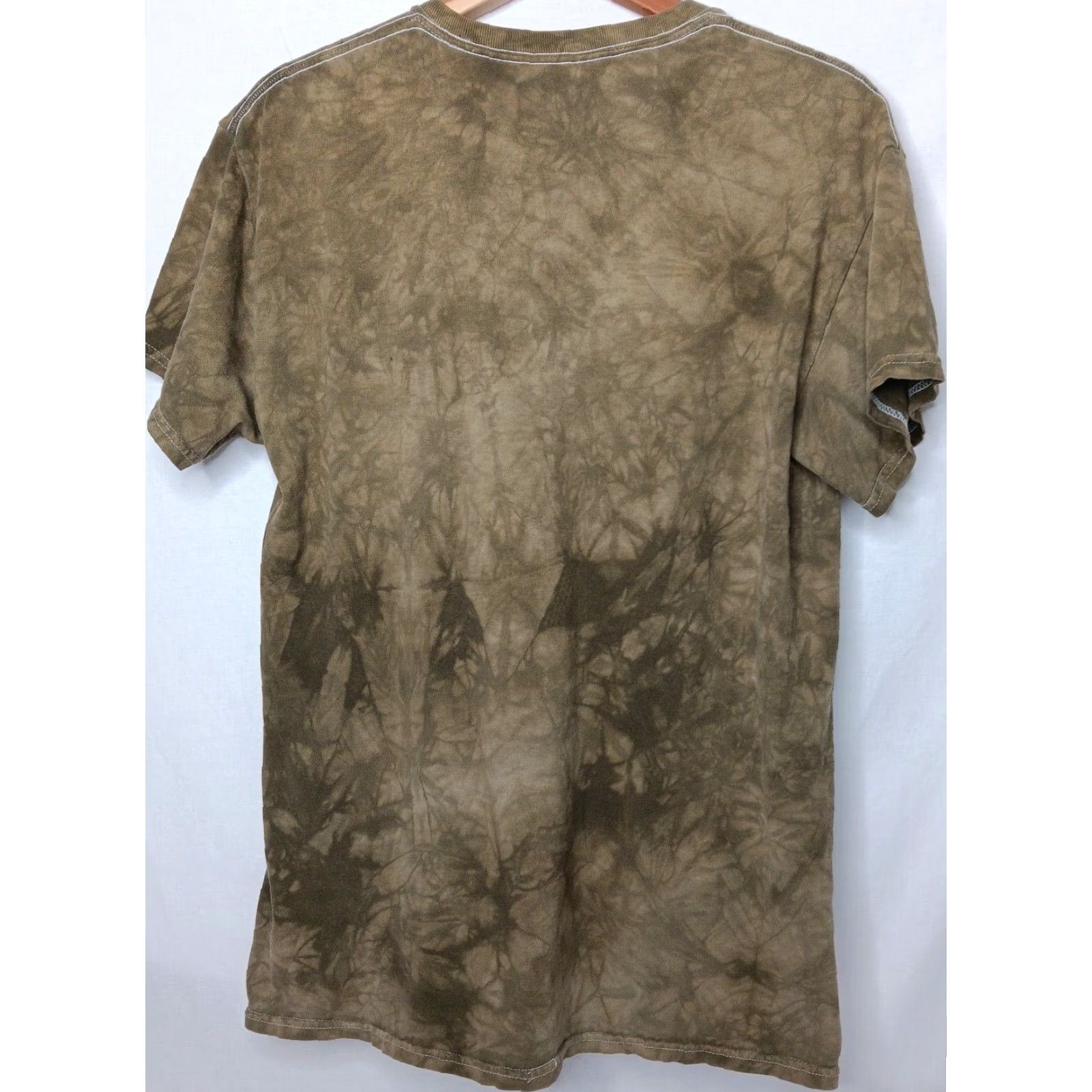 The Mountain VINTAGE The Mountain M Shirt Lion Rastafari Reggae Tie Dye Shirt Men M Brown Cotton Knit Crew Neck Short Sleeve Gildan for The Mountain Size US M / EU 48-50 / 2 - 3 Thumbnail