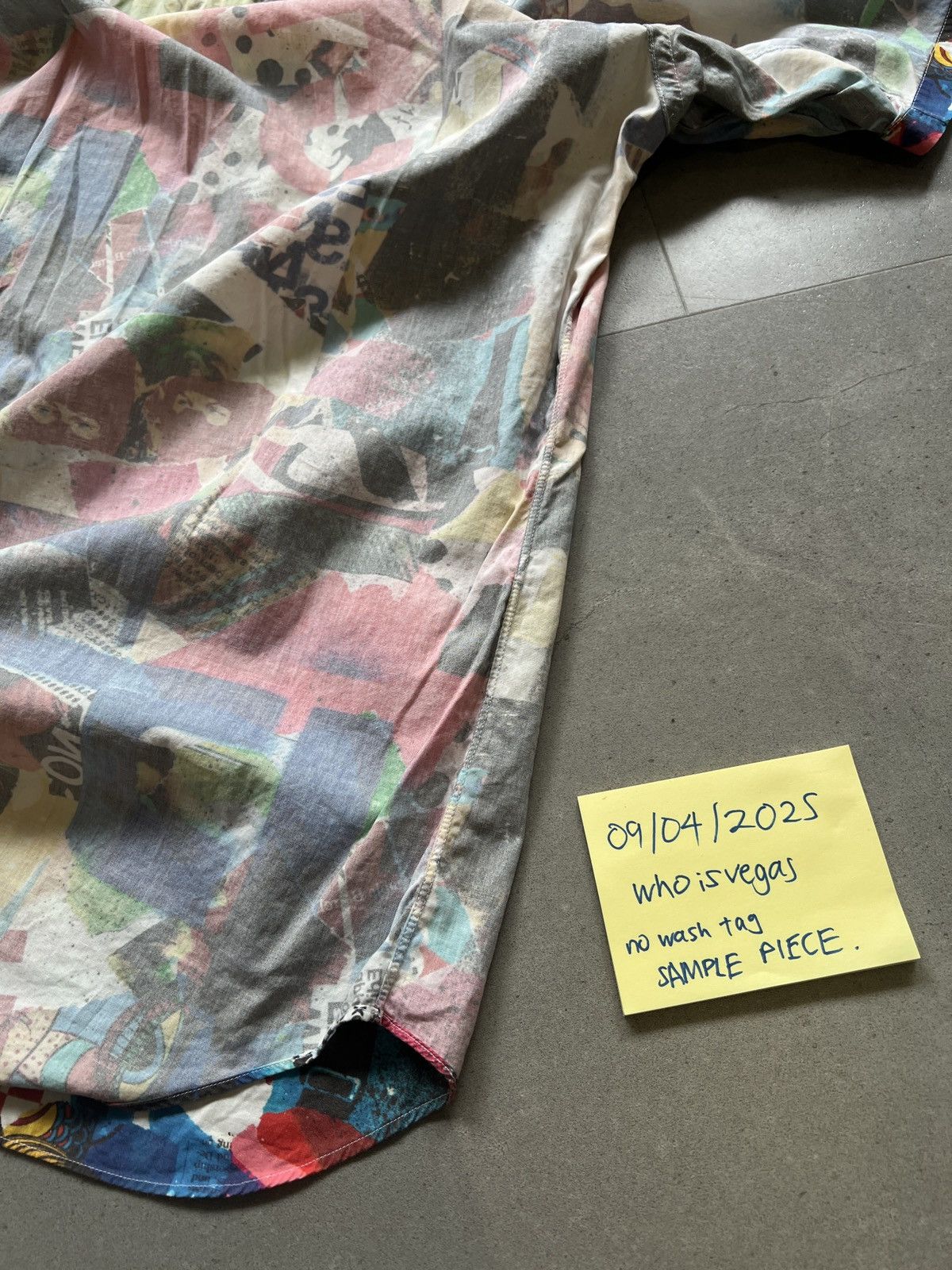 Comme des Garcons SAMPLE Theseus Chan Comme Des Garcons Shirt Baseball Shirt Size US M / EU 48-50 / 2 - 10 Thumbnail