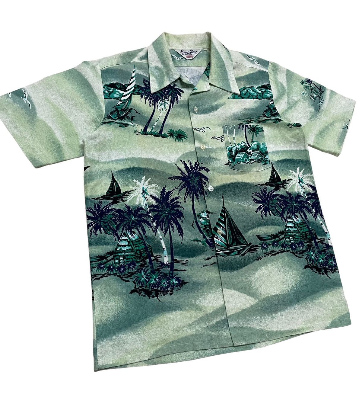 Vintage Vintage 60s 70s Shochiku Hawaii Shirt (Rare Japanese) Size US L / EU 52-54 / 3 - 2 Thumbnail