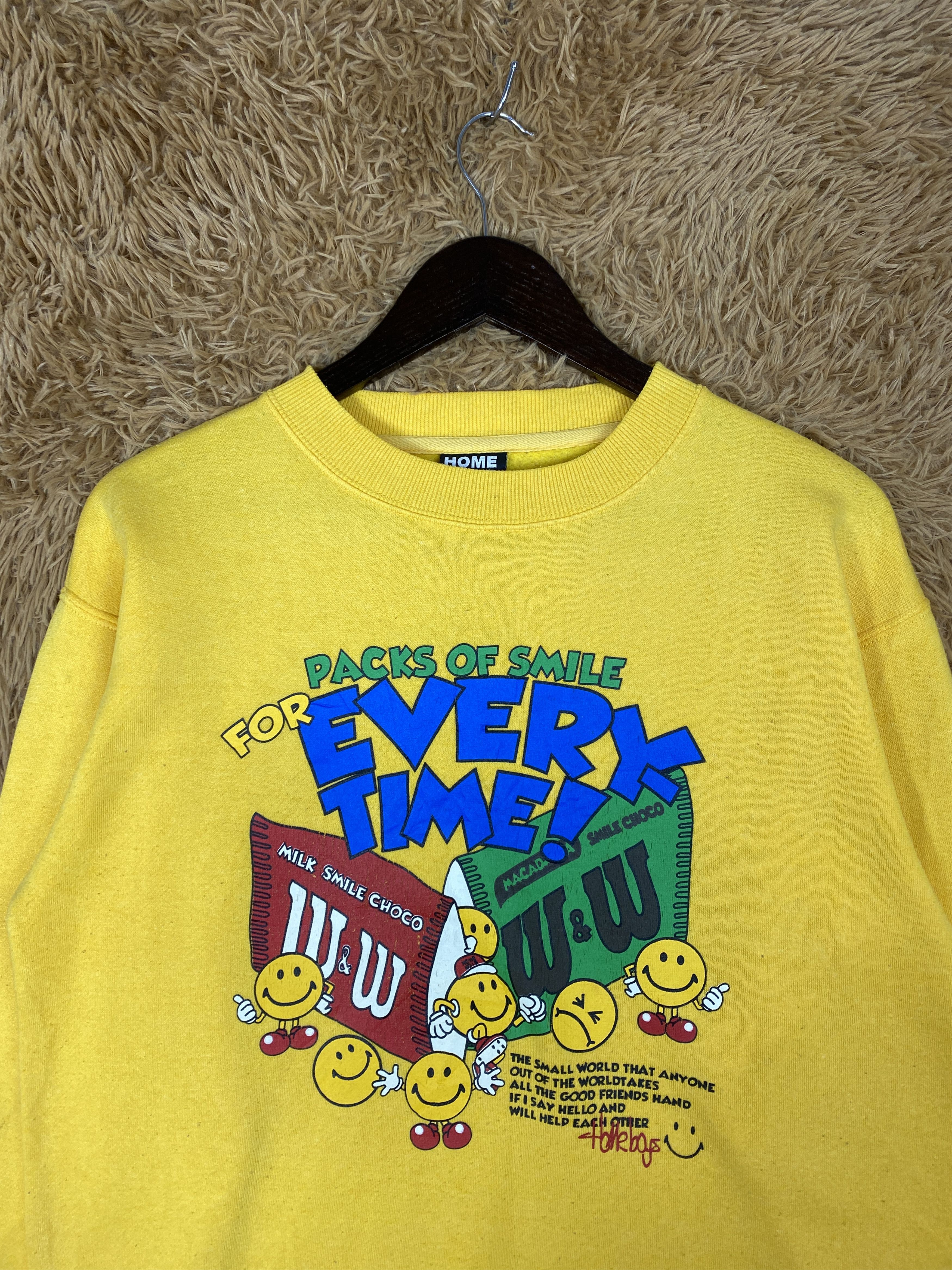 Vintage Vintage Home Boys Gum Sweatshirts PS0373 Size US M / EU 48-50 / 2 - 2 Thumbnail